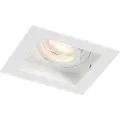 QAZQA Moderne indbygget spotlight hvid justerbar - Carree