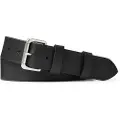 Ralph Lauren Polo Ralph Laurentil mænd. 405899989002 Læderbælte Rullespænde sort (32), Casual, Klassisk