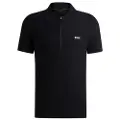 Hugo Boss BOSStil mænd. 50512688 Zayno marineblå trøje (XXL), Casual, Polyester, Korte ærmer, Bæredygtig