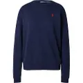 Ralph Lauren Polo Ralph Laurentil kvinder. 211943006002 Navy sweatshirt med rund hals (L), Casual, Bomuld, Blå