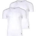 Ralph Lauren Polo Ralph Laurentil mænd. 714835960002 Pakke med to hvide Classic T-shirts (L), Casual, Afslappet, Bomuld, Korte ærmer