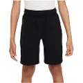 Nike Tech Fleece-shorts til større børn (drenge) - sort