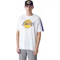 New Era Nba Colour Block Os Los Angeles Lakers T-shirt Med Korte ærmer