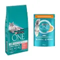 Purina One Adult Laks & fuldkorn - Økonomipakke: 2 x 9,75 kg