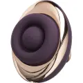 Kaalimato - genopladelig, roterende vulva massager vibrator (lilla)