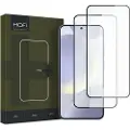 Hofi Samsung Galaxy S24 Hofi Premium Pro+ Skærmbeskyttelse Hærdet Glas - 9H - 2 Stk. - Sort Kant