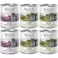 Wolf of Wilderness Økonomipakke: 24 x 800 g Wolf of Wilderness Senior - Mix: 16 x Lam & Kylling / 8 x And & Kalv