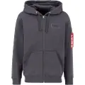 Alpha industries Back Print Zip Hættetrøje