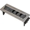 Brennenstuhl Indesk 2usb-strømskinne Med 3 Udtag