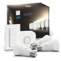 Philips Hue White A60 E27 1100 Lumen - Starter Kit med 3 pærer