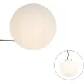 QAZQA Moderne udendørslampe hvid 35 cm IP65 - Nura