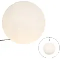 QAZQA Moderne udendørslampe hvid 56 cm IP65 - Nura