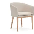 Kave Home - Spisebordsstol Harlan - Beige - Stole - - Homeroom