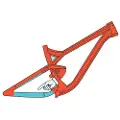 RideWrap Chainstay Armor Rammesikringsklistermærker
