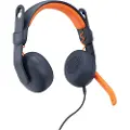 Logitech Zone Learn Usb Type-c Blå, Orange
