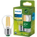 Signify LED pære Krone 2,3W/827 (40W) Klar E27