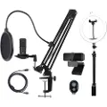 Deltaco Gaming Streaming Kit med mikrofon og webcam