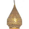 QAZQA Oriental Pendellampe guld 26 cm - Mowgli