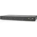 Nedis Vmat3494at Hdmi Matrix Switch 4x4 4xhdmi Ind Til 4xhdmi Ud Rs232 4k Fjernbetjening Metal 60hz