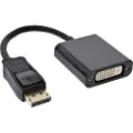 InLine Video Transformer 0.15m. Displayport Dvi-d Sort