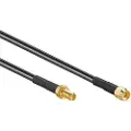 Deltaco Sma-fm100 Rp-sma Rp-sma 1m. Sort