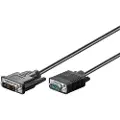 Microconnect Vga-kabel 2m. Dvi-i Vga (d-sub) Sort
