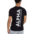 Alpha industries Backprint T-shirt Med Korte ærmer