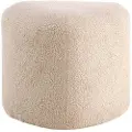 Venture Home - Siddepuf Peg - Beige - Fodskamler & puffer - - Homeroom