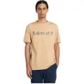 Timberland T-shirts m. korte ærmer Timberland Camo Linear Logo Short Sleeve Tee herre EU S