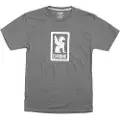 Chrome Vertical Border Logo T-shirt Med Korte ærmer
