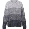 Tom Tailor 1040031 Rib Structured Gradient Knit Trøje