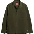 Superdry Superdrytil mænd. M4010681A Moleskin-overtrøje Merchant Store grøn (XXL), Casual, Bomuld, Lange ærmer