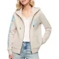 Superdry Super Athletic Graphic Sweatshirt Med Lynlås