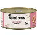 Applaws Økonomipakke Applaws i bouillon 48 x 156 g - Tun med rejer