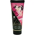 Shunga - massagecreme - hindbær (200ml)