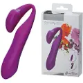 BeauMents Come2gether - genopladelig, vandtæt parvibrator (lilla)