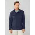 Hackett London Hackett Londontil mænd. HM403146 Traveller Field Jacket blå (S), Casual, Polyester