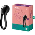 Satisfyer Majestic Duo - genopladelig, vandtæt penisring (sort)