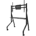 NeoMounts FL50-525BL1 cart - sturdy - for flat panel - floor stand - black 76 kg 86" 100 x 100 mm