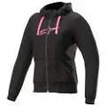 Alpinestars Stella Chrome Sport Damer Motorcykel-Hoodie sort XL