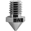 Micro-Swiss Brass Plated Wear Resistant For Flashforge Creator Pro 3 3d-printerdyse 0.4 Mm