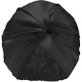 Slip - Pure Silk Turban - Hair Accessory - Turban Pure Silk Black- - For Women