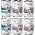 Wolf of Wilderness Little Wolf of Wilderness 6 x 400 g - Duo-Protein - Mix: 4 x And & Kalv og 2 x Kylling & Laks