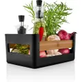 Eva Solo Køkkenorganisator NORDIC KITCHEN 27 x 19 cm, sort, plast/bambus, Eva Solo