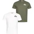 Lonsdale Blairmore T-shirt Med Korte ærmer 2 Enheder