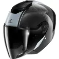 Shark Rs Jet Carbon Blank åben Hjelm