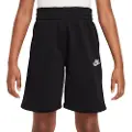 Nike Sportswear Club Fleece-shorts i french terry til større børn - sort