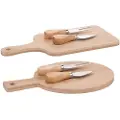 24hShop Osteskærebræt med 2 knive