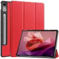 Mtp Products Lenovo Tab P12 Tri-Fold Series Smart Folio Cover - Rød