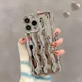 Mtp Products iPhone 13 Pro 3D Lineær Bølgetaske - Sølv